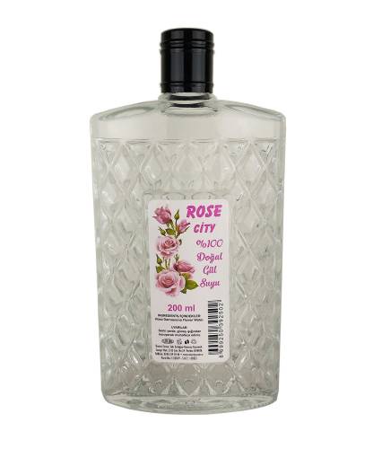 Rosecity Naturel Gül Suyu %100 Doğal 200 Ml Lüx Kristal Şişe - 0